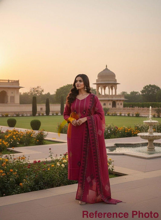 Ruby Heritage Elegant Suit Set